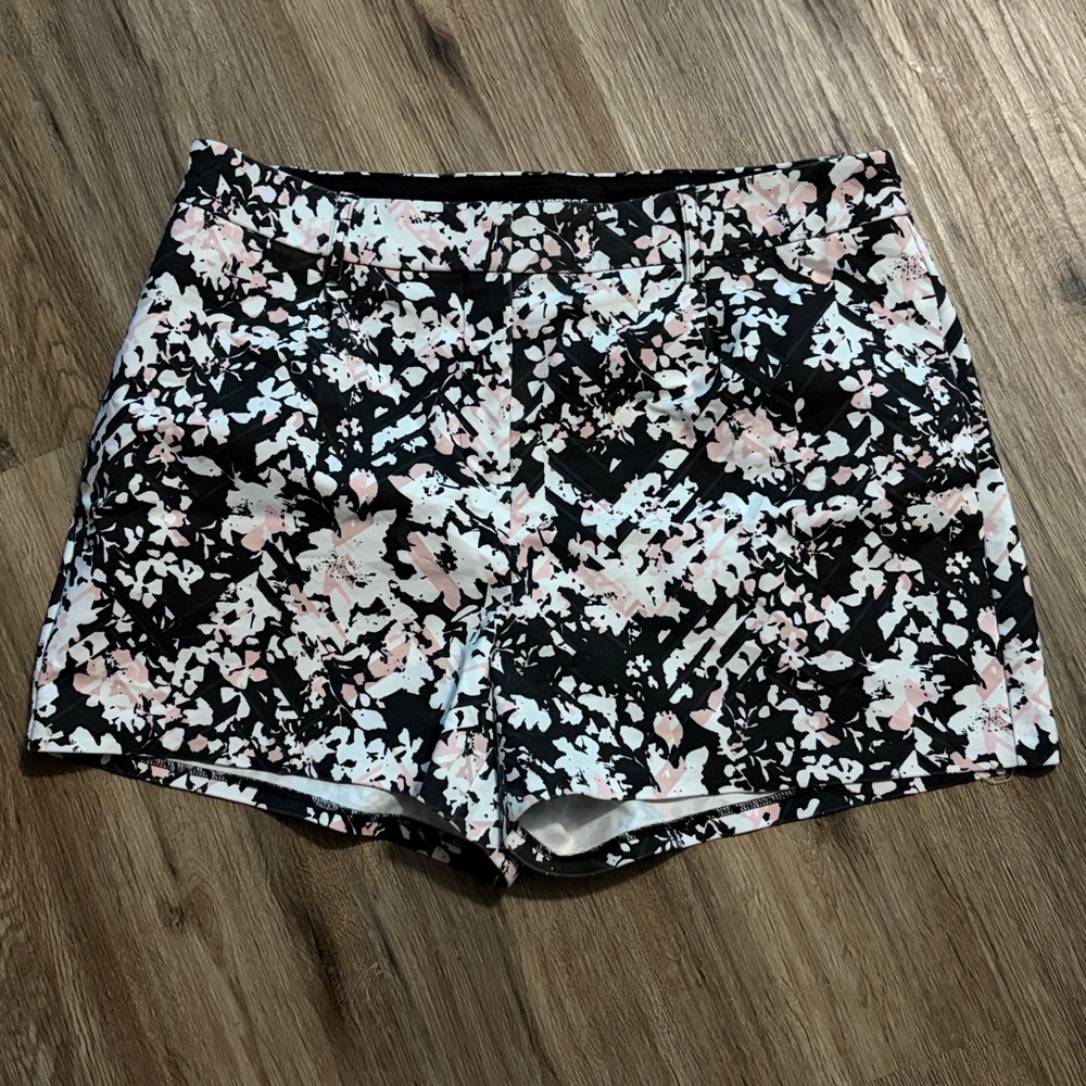 Express High Waist Floral Shorts - Size 10